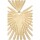Zegarki & Biżuteria  Damskie Kolczyki Luna Collection 65348 Złoty
