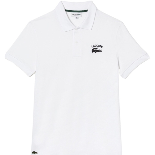 tekstylia Męskie T-shirty i Koszulki polo Lacoste Stretch Mini Piqué Polo Shirt - Blanc Biały