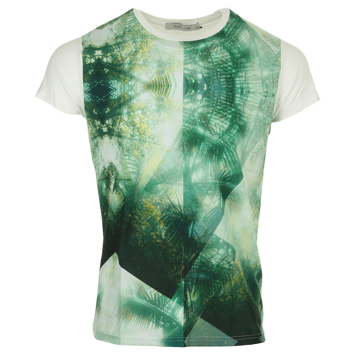 tekstylia Męskie T-shirty z krótkim rękawem Trente-Cinq° Modal Sublimé Tropical Zielony