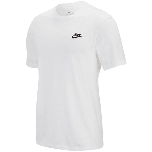 tekstylia Męskie T-shirty i Koszulki polo Nike M NSW CLUB TEE Biały