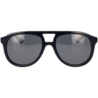 Zegarki & Biżuteria  okulary przeciwsłoneczne Gucci Occhiali da Sole  GG1320S 004 Czarny