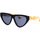 Zegarki & Biżuteria  Damskie okulary przeciwsłoneczne Gucci Occhiali da sole  GG1333S 004 Czarny