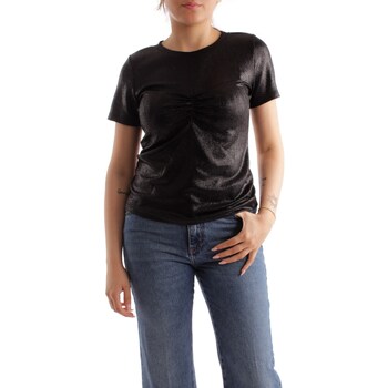 tekstylia Damskie T-shirty z krótkim rękawem Emme Marella LARGO Czarny