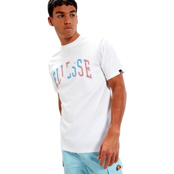 tekstylia Męskie T-shirty z krótkim rękawem Ellesse  Biały