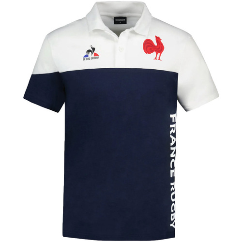 tekstylia Męskie T-shirty i Koszulki polo Le Coq Sportif FFR Fanwear Niebieski