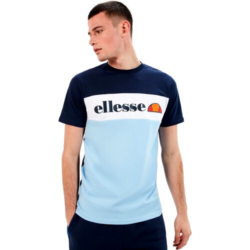 tekstylia Męskie T-shirty z krótkim rękawem Ellesse  Niebieski
