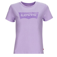 tekstylia Damskie T-shirty z krótkim rękawem Levi's THE PERFECT TEE Liliowy