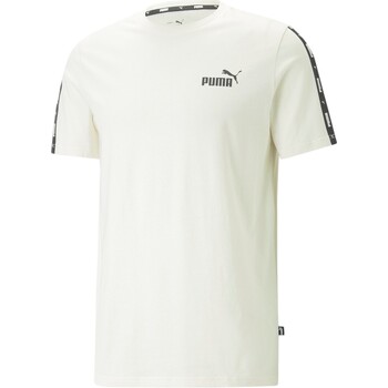 tekstylia Męskie T-shirty z krótkim rękawem Puma  Beżowy
