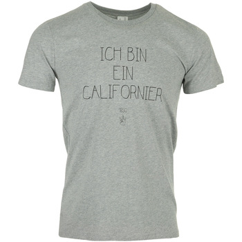 tekstylia Męskie T-shirty z krótkim rękawem Civissum Ich Bin Ein Californier Tee Szary