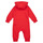 tekstylia Dziecko Kombinezony / Ogrodniczki Adidas Sportswear 3S FT ONESIE Czerwony / Biały