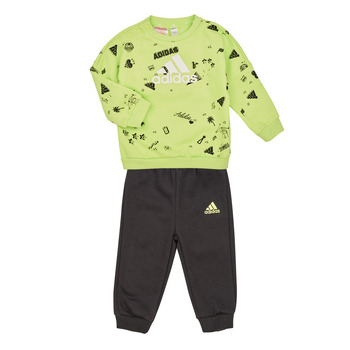 tekstylia Chłopiec Komplet Adidas Sportswear BLUV Q3 CSET Zielony / Czarny