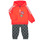 tekstylia Dziecko Komplet Adidas Sportswear DY SM JOG Czerwony / Biały / Szary