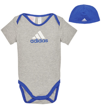 tekstylia Chłopiec Piżama / koszula nocna Adidas Sportswear GIFT SET Szary / Niebieski