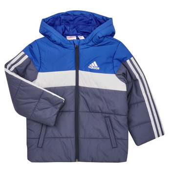 tekstylia Chłopiec Kurtki pikowane Adidas Sportswear LK PAD JKT Niebieski / Wielokolorowy
