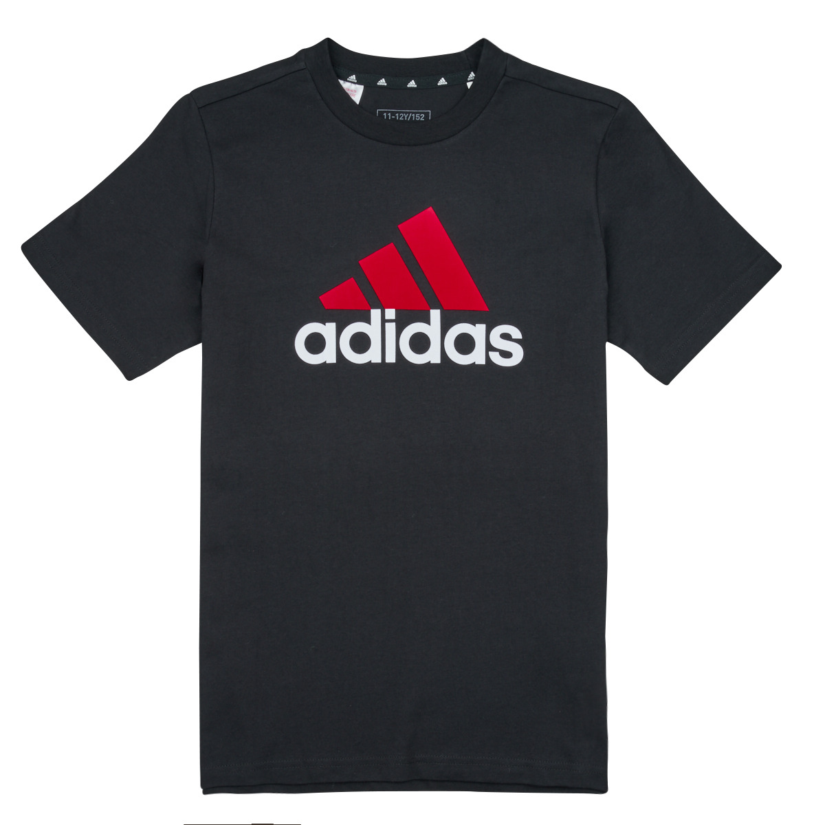 tekstylia Chłopiec T-shirty z krótkim rękawem Adidas Sportswear BL 2 TEE Czarny / Czerwony / Biały