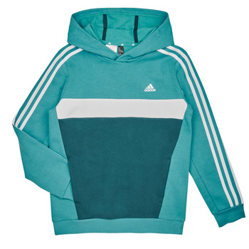 tekstylia Chłopiec Bluzy Adidas Sportswear 3S TIB FL HD Turkus