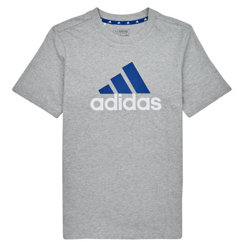 tekstylia Chłopiec T-shirty z krótkim rękawem Adidas Sportswear BL 2 TEE Szary / Biały / Niebieski