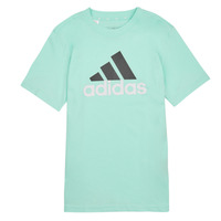 tekstylia Dziecko T-shirty z krótkim rękawem Adidas Sportswear BL 2 TEE Niebieski / Biały / Czarny