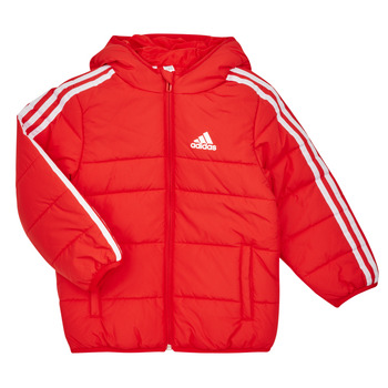 tekstylia Dziecko Kurtki pikowane Adidas Sportswear JK 3S PAD JKT Czerwony