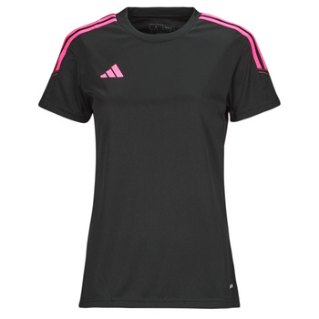 tekstylia Damskie T-shirty z krótkim rękawem adidas Performance TIRO23 CBTRJSYW Czarny / Różowy