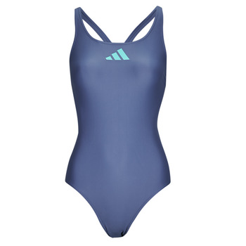 tekstylia Damskie Kostium kąpielowy jednoczęściowy adidas Performance 3 BARS SUIT Niebieski
