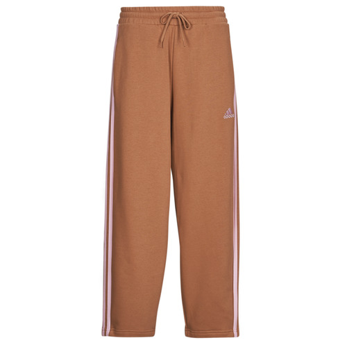 tekstylia Damskie Spodnie dresowe Adidas Sportswear 3S FL OH PT Beżowy / Różowy
