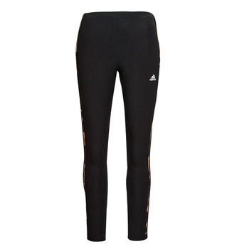 tekstylia Damskie Legginsy Adidas Sportswear VIBAOP 3S LEG Czarny / Wielokolorowy