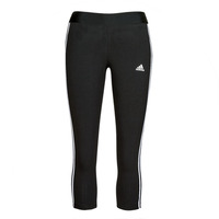 tekstylia Damskie Legginsy Adidas Sportswear 3S 34 LEG Czarny / Biały