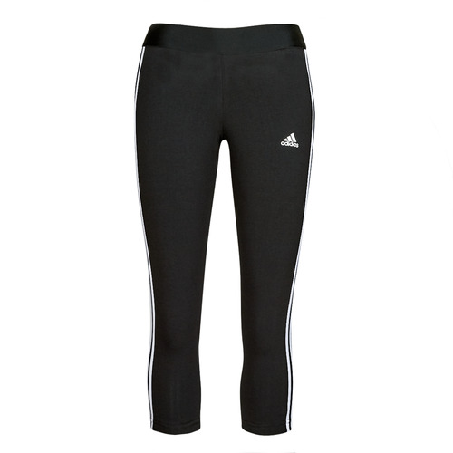 tekstylia Damskie Legginsy Adidas Sportswear 3S 34 LEG Czarny / Biały