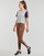 tekstylia Damskie Legginsy Adidas Sportswear LIN LEG Brązowy / Biały