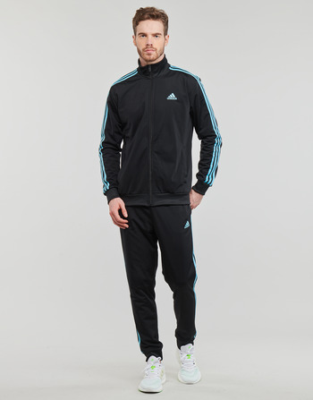 tekstylia Męskie Zestawy dresowe Adidas Sportswear 3S TR TT TS Czarny / Niebieski