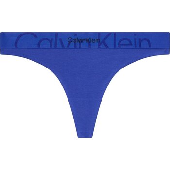 Bielizna Damskie Stringi  Calvin Klein Jeans 000QF6992E Niebieski