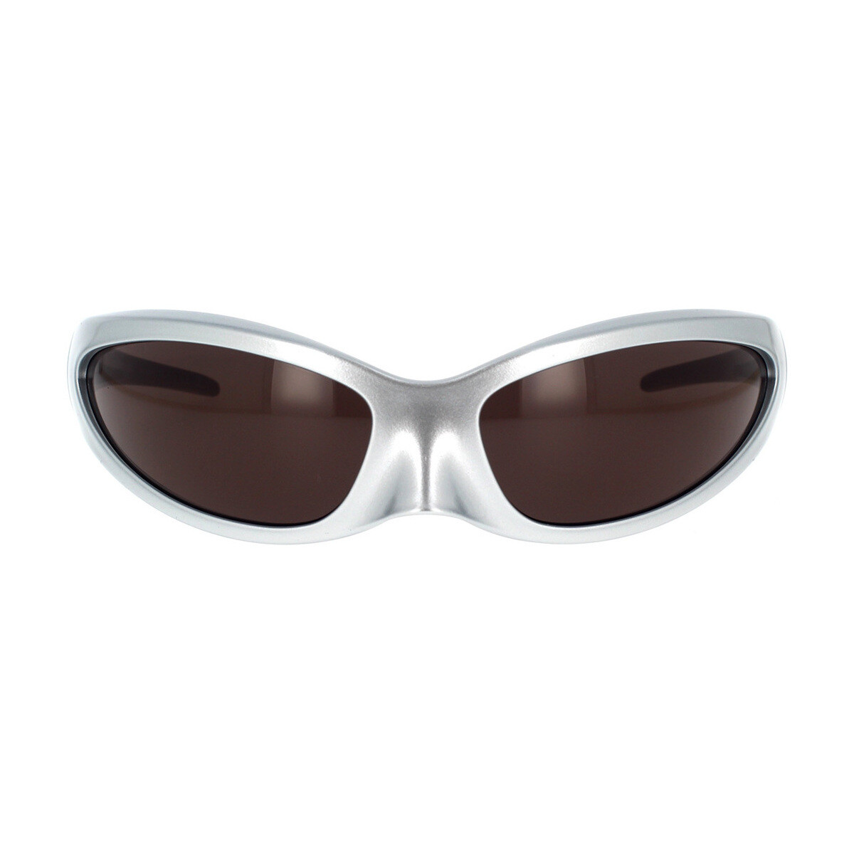Zegarki & Biżuteria  okulary przeciwsłoneczne Balenciaga Occhiali da Sole  Skin Cat BB0251S 005 Srebrny