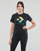 tekstylia Damskie T-shirty z krótkim rękawem Converse STAR CHEVRON INFILL CREW T-SHIRT Czarny