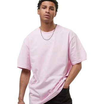 tekstylia Męskie T-shirty z krótkim rękawem Karl Kani  Różowy