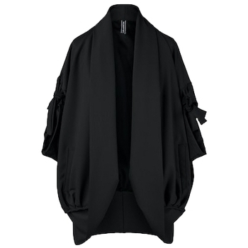 tekstylia Damskie Płaszcze Wendy Trendy Coat 110823 - Black Czarny