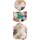 Zegarki & Biżuteria  Damskie Kolczyki Luna Collection 61318 Beżowy