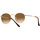 Zegarki & Biżuteria  okulary przeciwsłoneczne Ray-ban Occhiali da Sole  Round Metal RB3447 001/51 Złoty