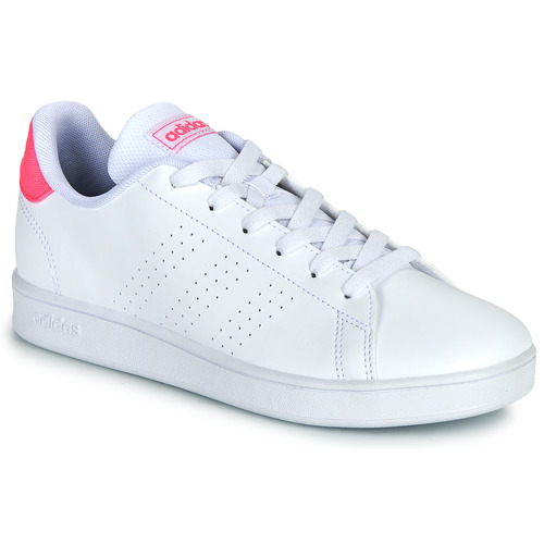 Buty Dziewczynka Trampki niskie Adidas Sportswear ADVANTAGE K Biały / Różowy