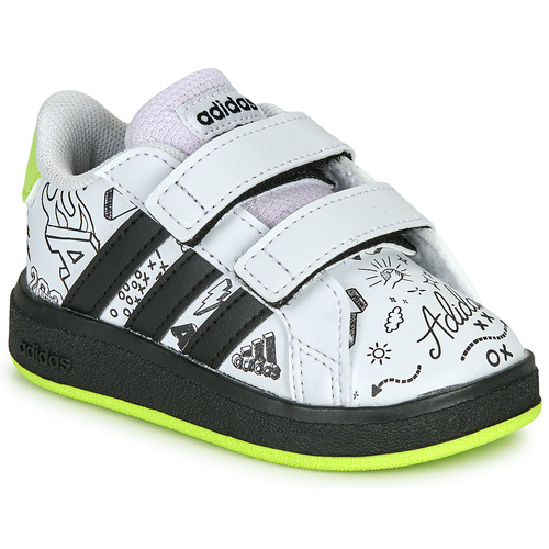 Buty Dziecko Trampki niskie Adidas Sportswear GRAND COURT 2.0 CF I Biały / Czarny