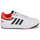 Buty Dziecko Trampki niskie Adidas Sportswear HOOPS 3.0 K Biały / Czarny / Czerwony