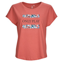 tekstylia Damskie T-shirty z krótkim rękawem Only Play ONPJESS LIFE LOOSE SS JRS TEE BOX Czerwony