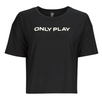 tekstylia Damskie T-shirty z krótkim rękawem Only Play ONPFONT LOGO SHORT SS TRAIN TEE Czarny