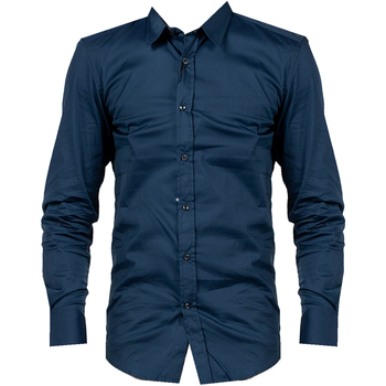 tekstylia Męskie Koszule z długim rękawem Antony Morato MMSL00375-FA450001 Niebieski