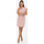 tekstylia Damskie Sukienki La Modeuse 19669_P55195 Różowy