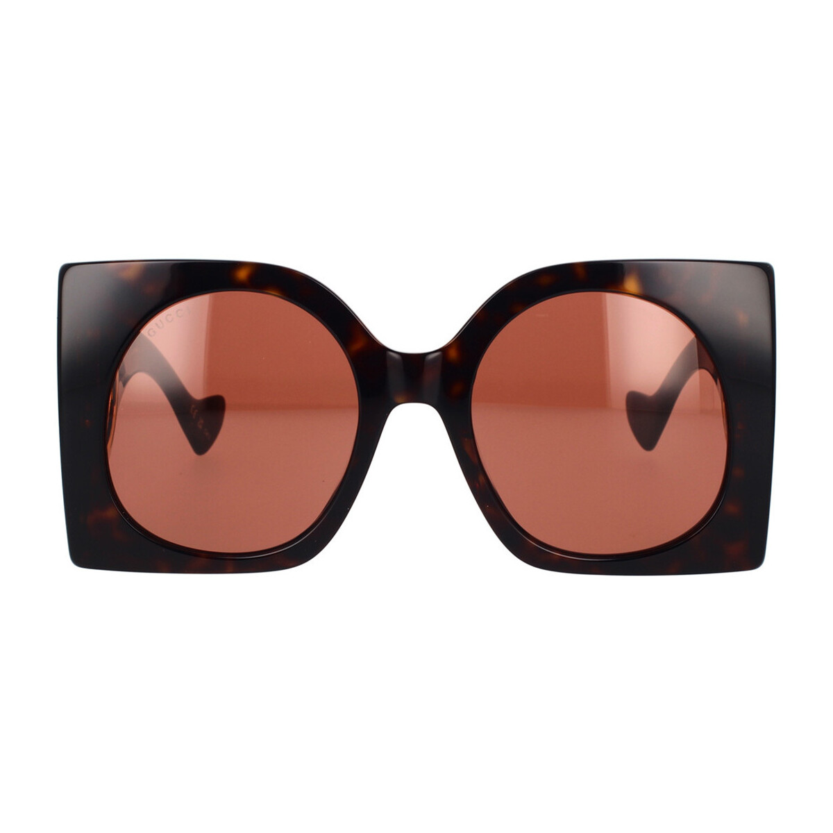 Zegarki & Biżuteria  Damskie okulary przeciwsłoneczne Gucci Occhiali da Sole  GG1254S 002 Brązowy