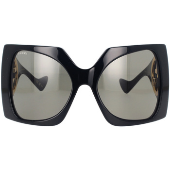 Zegarki & Biżuteria  Damskie okulary przeciwsłoneczne Gucci Occhiali da Sole  GG1255S 001 Czarny