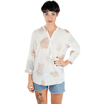 tekstylia Damskie Koszule Isla Bonita By Sigris Koszula Biały