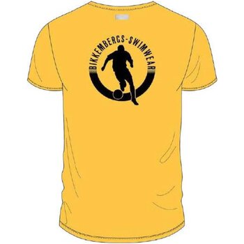 tekstylia Męskie T-shirty z krótkim rękawem Bikkembergs BKK2MTS01 Żółty