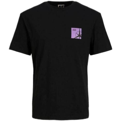tekstylia Chłopiec T-shirty z krótkim rękawem Jack & Jones  Czarny